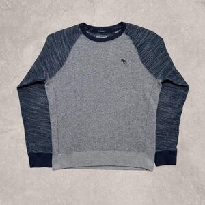 Vintage Abercrombie & Fitch Embroidered Raglan Pullover Crewneck Sweater